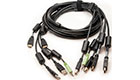 CBL0116 2x HDMI/2x USB/Audio KVM Cable, 6 Feet