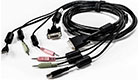 CBL0119 DVI/USB/Audio KVM Cable, 10 Feet