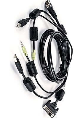 CBL0150 DVI-D/USB/Audio KVM Cable, 6 Feet