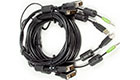 CBL0152 Dual-DVI-D/USB/Audio KVM Cable, 6 Feet