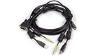 CBL0162 DVI-D to HDMI/USB/Audio KVM Cable, 6 Feet