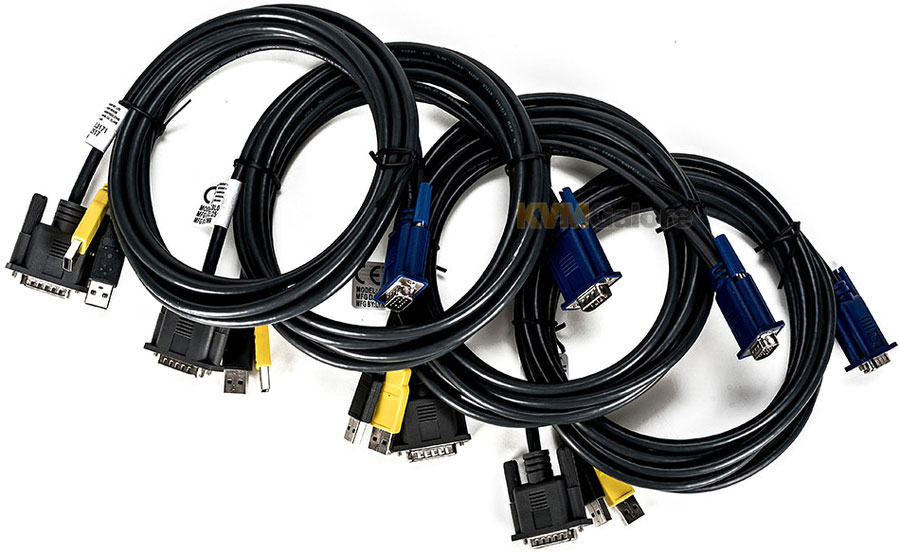 AutoView AV116 16port, VGADisplayPort KVM switch w/ cables included AV116BND8400