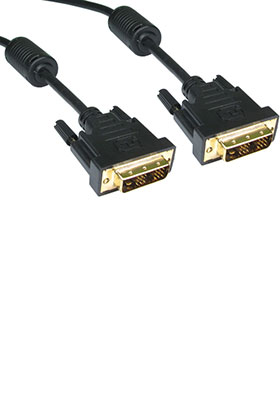 DVI Cable, Male-Male, 6 Feet