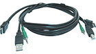 HDMI/USB/Audio KVM Cable, 10 Feet - TAA Compliant