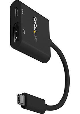USB-C to DisplayPort Adapter w/ 60W Power Delivery USB-C to DisplayPort Adapter w/ 60W Power Delivery