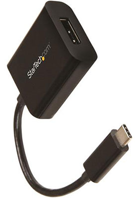 USB-C to DisplayPort Adapter, Black USB-C to DisplayPort Adapter, Black