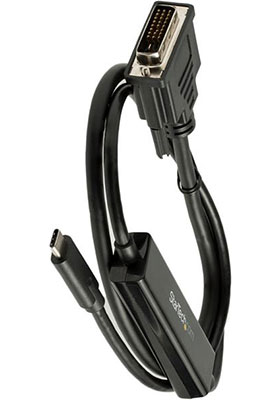 USB-C to DVI Cable, 1m USB-C to DVI Cable, 1m