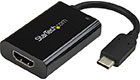 USB-C to HDMI Adapter w/ 60W Power Delivery, Black