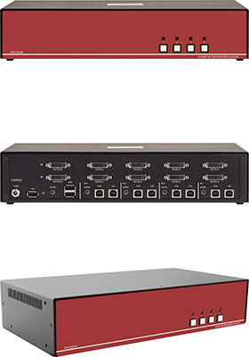 Secure, Multi-Video DVI-I KVM Switches Secure, Multi-Video DVI-I KVM Switches