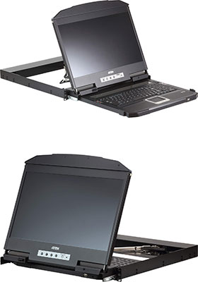 Ultra-Short-Depth LCD Console Drawers