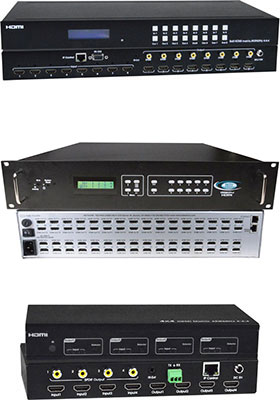 4K HDMI Matrix Video Switches