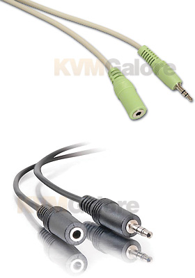 3.5mm Stereo Audio Extension Cables