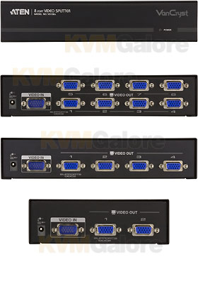 Super-High-Resolution VGA Video Splitters Super-High-Resolution VGA Video Splitters