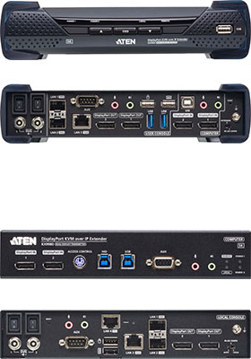 5K DisplayPort Dual-Video KVM over IP