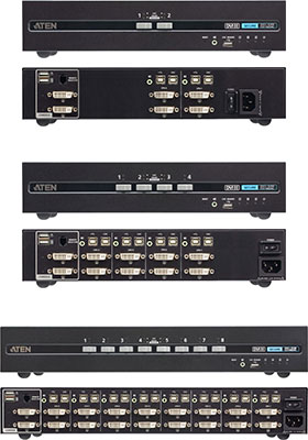 Secure (PPs 4.0) Dual-Screen DVI-I KVM Switches