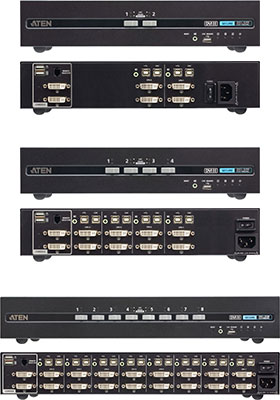 Secure (PPs 4.0) Dual-Screen DVI-I KVM Switches Secure (PPs 4.0) Dual-Screen DVI-I KVM Switches