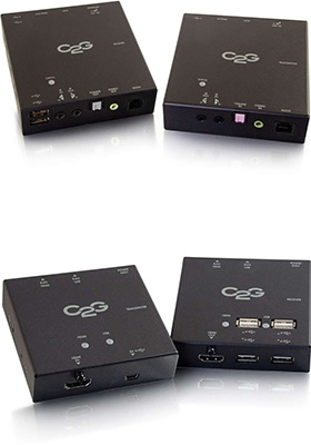 HDMI+USB KVM Extenders HDMI+USB KVM Extenders