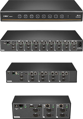 Secure Dual-Video DPH KVM Switches