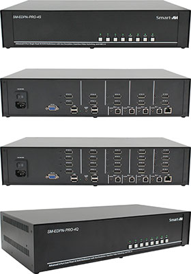 EDPN-Pro DisplayPort Multi-View KVM Switches