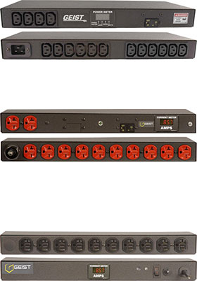 Metered Standard Rack-Mount PDUs, 20A