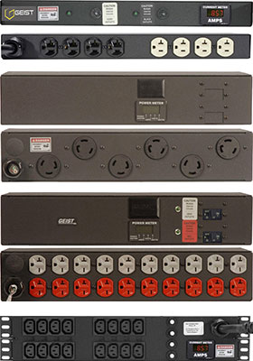 Metered Standard Rack-Mount PDUs, 30A