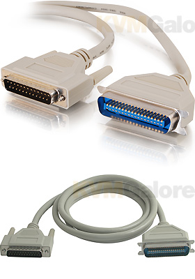 IEEE-1284 DB25 to Centronics 36 Parallel Printer Cables