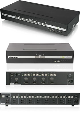 Dual-DisplayPort Secure KVM Switches