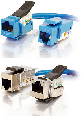 Keystone Tool-Less CAT-5e RJ45 Jacks Keystone Tool-Less CAT-5e RJ45 Jacks