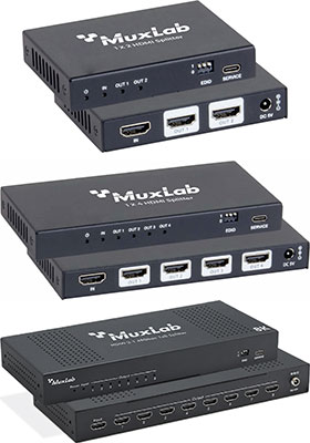 8K HDMI 2.1 48Gbps Splitters