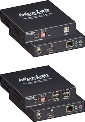 UHD-4K HDMI KVM over IP w/ PoE UHD-4K HDMI KVM over IP w/ PoE
