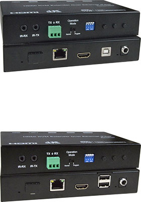 4K HDMI USB KVM over IP w/ PoE 4K HDMI USB KVM over IP w/ PoE