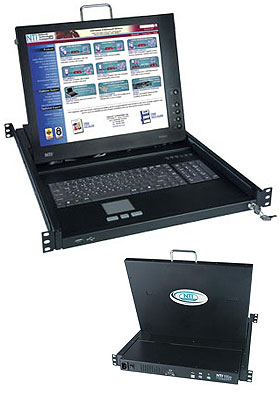 RACKMUX USB + PS/2 KVM Drawer, 17"