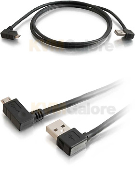 Right-Angle USB Type-A to Micro-B Cables Right-Angle USB Type-A to Micro-B Cables