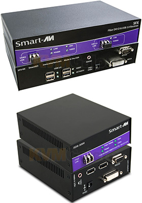 DVI KVM Extenders over Fiber-Optic DVI KVM Extenders over Fiber-Optic