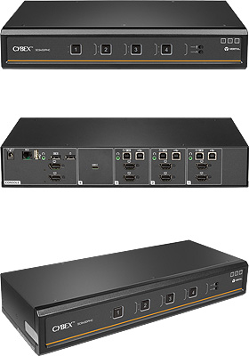 Secure Dual-Screen DPHC KVM Switches