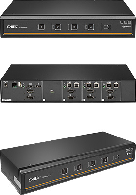 Secure Dual-Screen DPHC KVM Switches Secure Dual-Screen DPHC KVM Switches