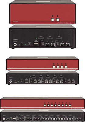 Secure DisplayPort KVM Switches