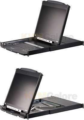 Slideaway Dual-Rail LCD Consoles