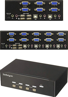 Dual-VGA KVM Switches
