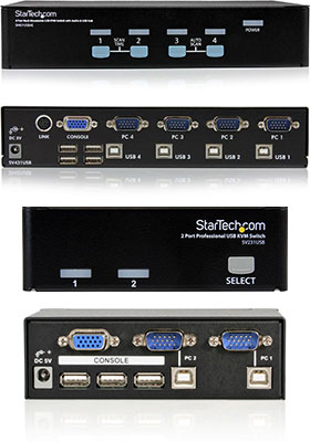 VGA/USB KVMP Switches