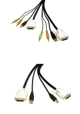 USB/DVI KVM Cables USB/DVI KVM Cables