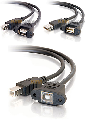 Panel-Mount USB Cables