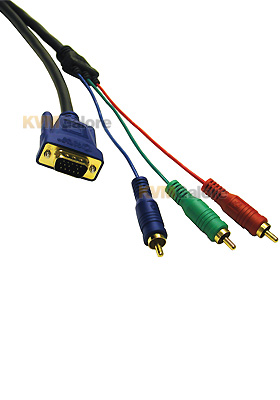 Ultima VGA to RCA Component Breakout Cables Ultima VGA to RCA Component Breakout Cables