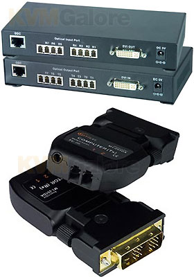 XTENDEX DVI Video Fiber-Optic Extenders