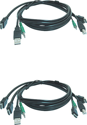 HDMI+Audio KVM Cables