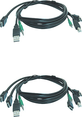 HDMI KVM Cables w/ Audio HDMI KVM Cables w/ Audio