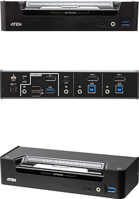 USB-C/DisplayPort Hybrid KVMP Switches