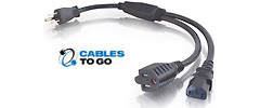 1-to-2 Power Cord Splitters