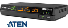5K Secure Dual-Screen Universal KVM Switches