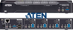 8K DisplayPort KVMP Switches